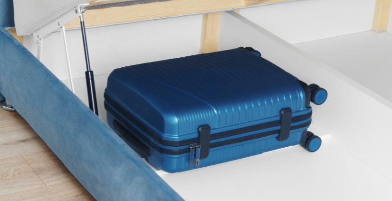 Suitcase storage hot sale